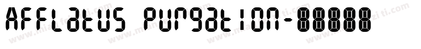 Afflatus Purgation字体转换